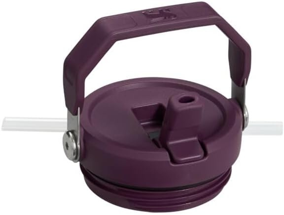 image:imageSTANLEY IceFlow 20 Flip Straw Tumbler 30 oz Pacific Hypergrip Easy Carry Handle Twist On Lid and Flip Up Straw Leak Resistant Water Bottle Insulated Stainless Steel BPAFreeTigerlily Plum