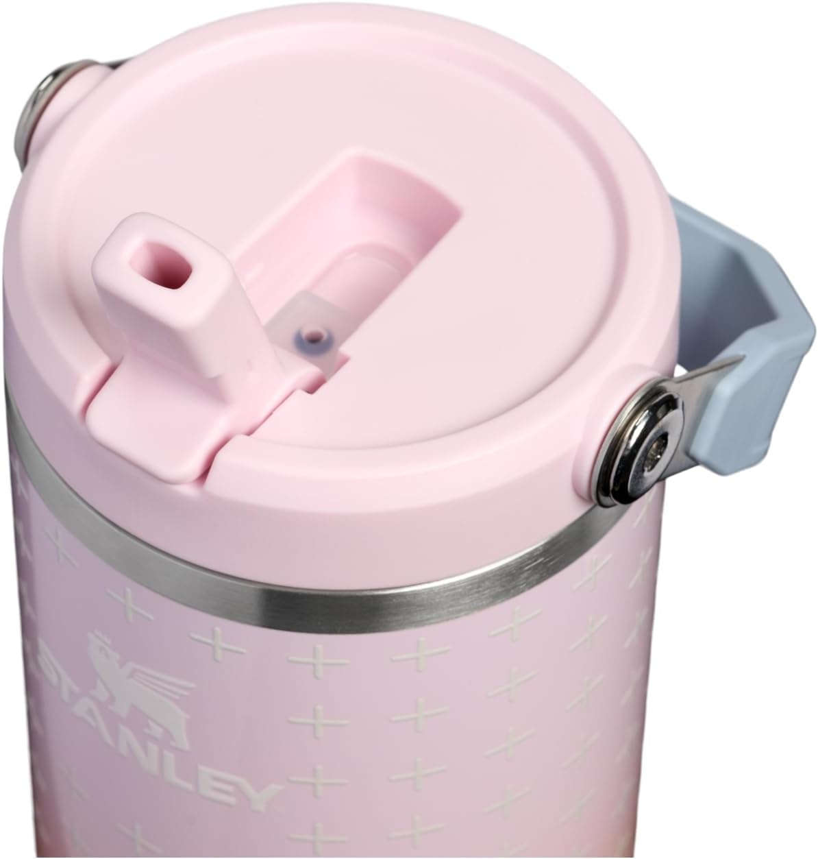 image:imageSTANLEY IceFlow 20 Flip Straw Tumbler 30 oz Pacific Hypergrip Easy Carry Handle Twist On Lid and Flip Up Straw Leak Resistant Water Bottle Insulated Stainless Steel BPAFreeSorbet Plus
