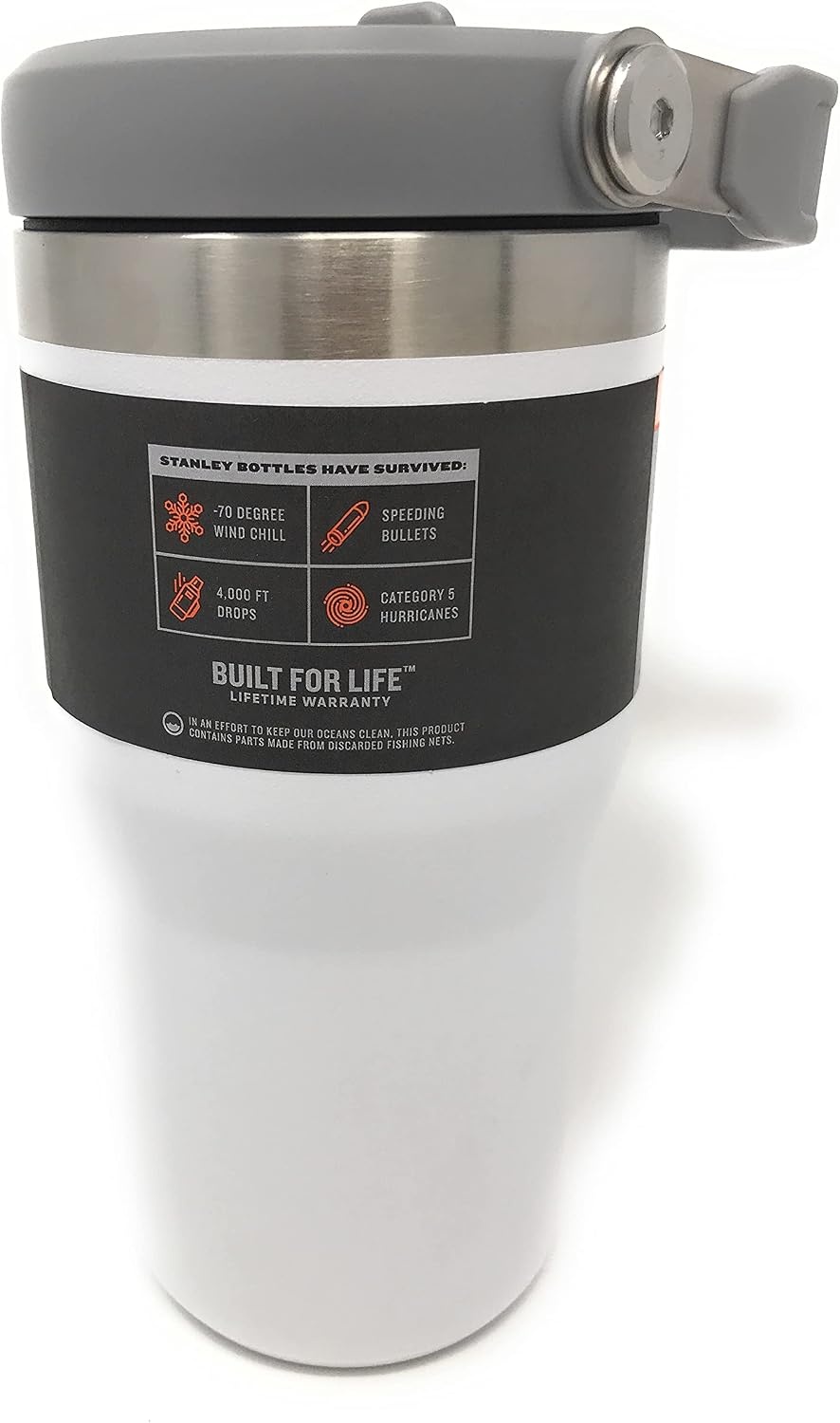 image:imageSTANLEY IceFlow 20 Flip Straw Tumbler 30 oz Pacific Hypergrip Easy Carry Handle Twist On Lid and Flip Up Straw Leak Resistant Water Bottle Insulated Stainless Steel BPAFreePolar