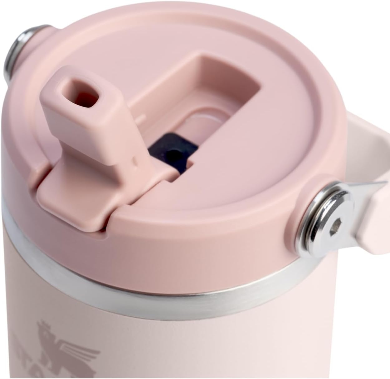 image:imageSTANLEY IceFlow 20 Flip Straw Tumbler 30 oz Pacific Hypergrip Easy Carry Handle Twist On Lid and Flip Up Straw Leak Resistant Water Bottle Insulated Stainless Steel BPAFreeRose Quartz 20