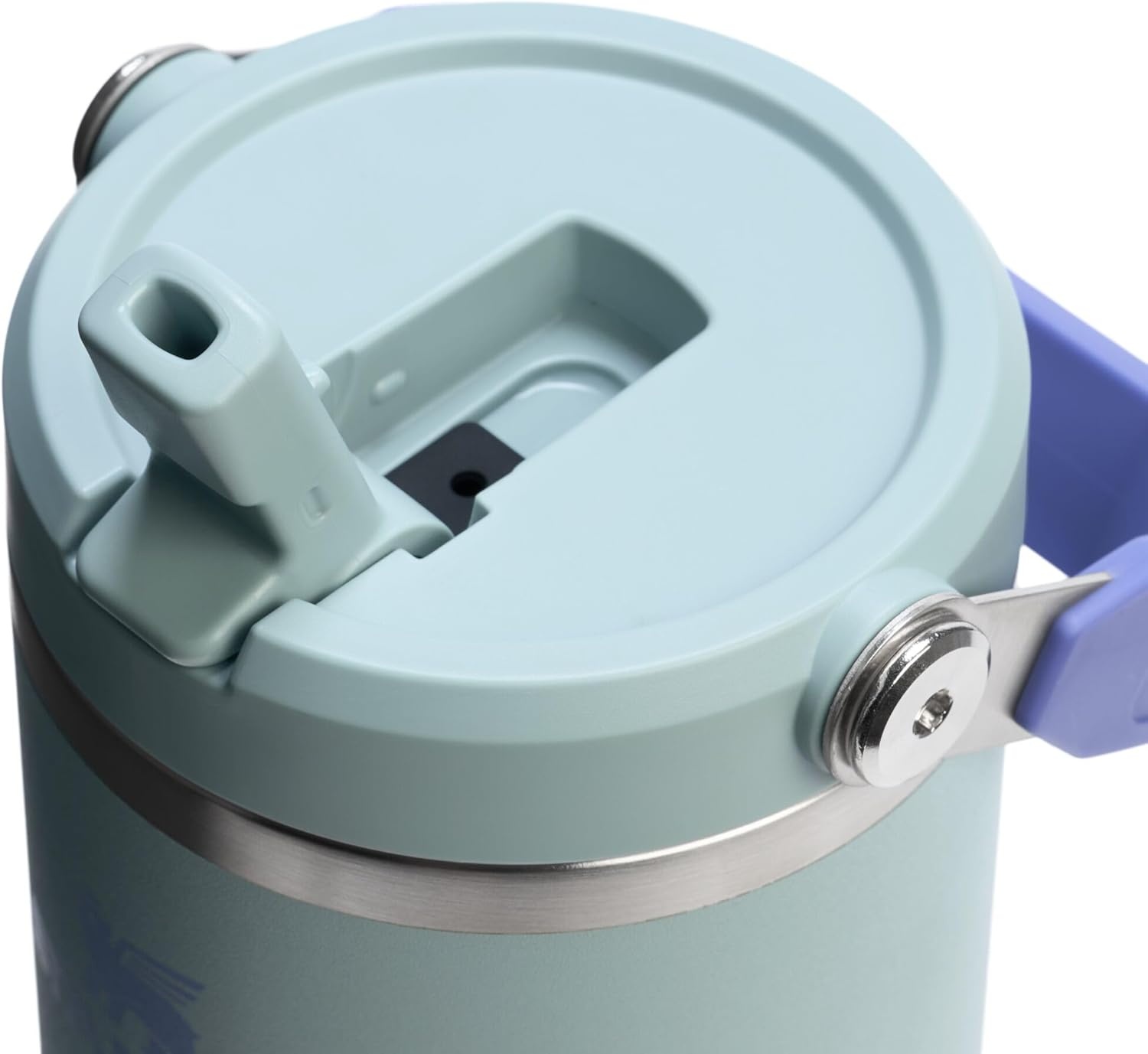 image:imageSTANLEY IceFlow 20 Flip Straw Tumbler 30 oz Pacific Hypergrip Easy Carry Handle Twist On Lid and Flip Up Straw Leak Resistant Water Bottle Insulated Stainless Steel BPAFreeBlue Cactus