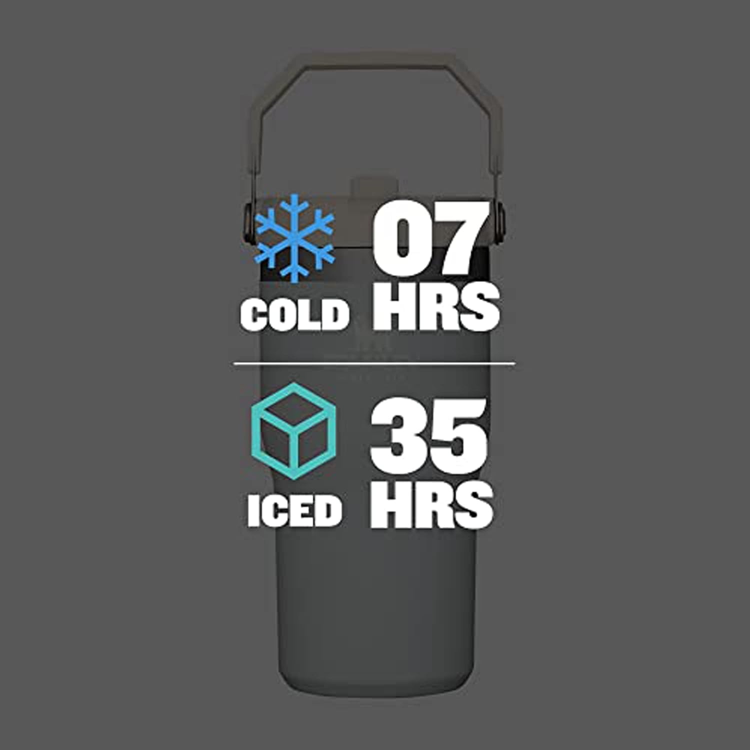 image:imageSTANLEY IceFlow 20 Flip Straw Tumbler 30 oz Pacific Hypergrip Easy Carry Handle Twist On Lid and Flip Up Straw Leak Resistant Water Bottle Insulated Stainless Steel BPAFreeCloud