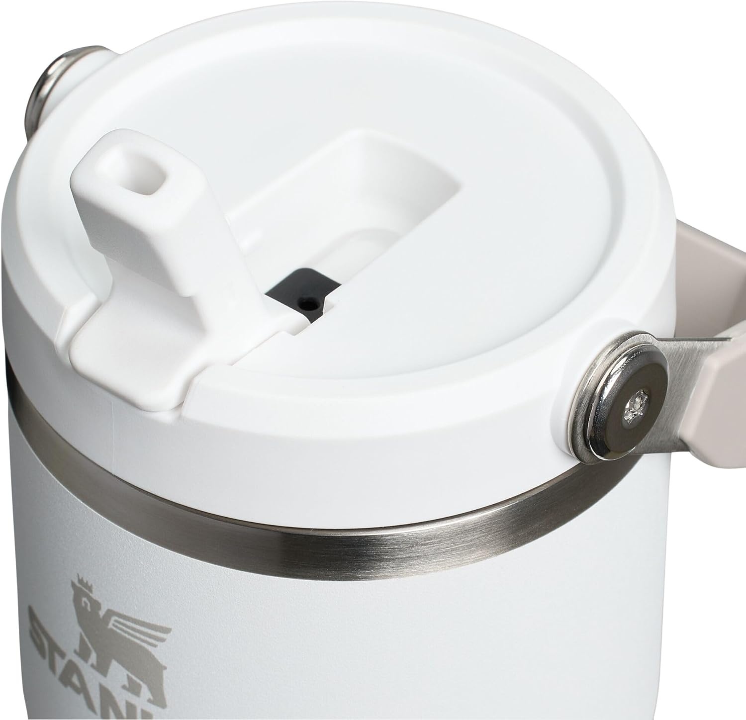 image:imageSTANLEY IceFlow 20 Flip Straw Tumbler 30 oz Pacific Hypergrip Easy Carry Handle Twist On Lid and Flip Up Straw Leak Resistant Water Bottle Insulated Stainless Steel BPAFreeFrost
