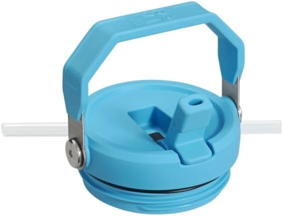 image:imageSTANLEY IceFlow 20 Flip Straw Tumbler 30 oz Pacific Hypergrip Easy Carry Handle Twist On Lid and Flip Up Straw Leak Resistant Water Bottle Insulated Stainless Steel BPAFreeAzure