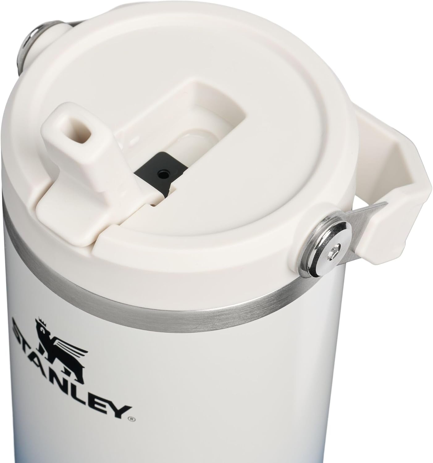 image:imageSTANLEY IceFlow 20 Flip Straw Tumbler 30 oz Pacific Hypergrip Easy Carry Handle Twist On Lid and Flip Up Straw Leak Resistant Water Bottle Insulated Stainless Steel BPAFreeBlue Dream Gradient