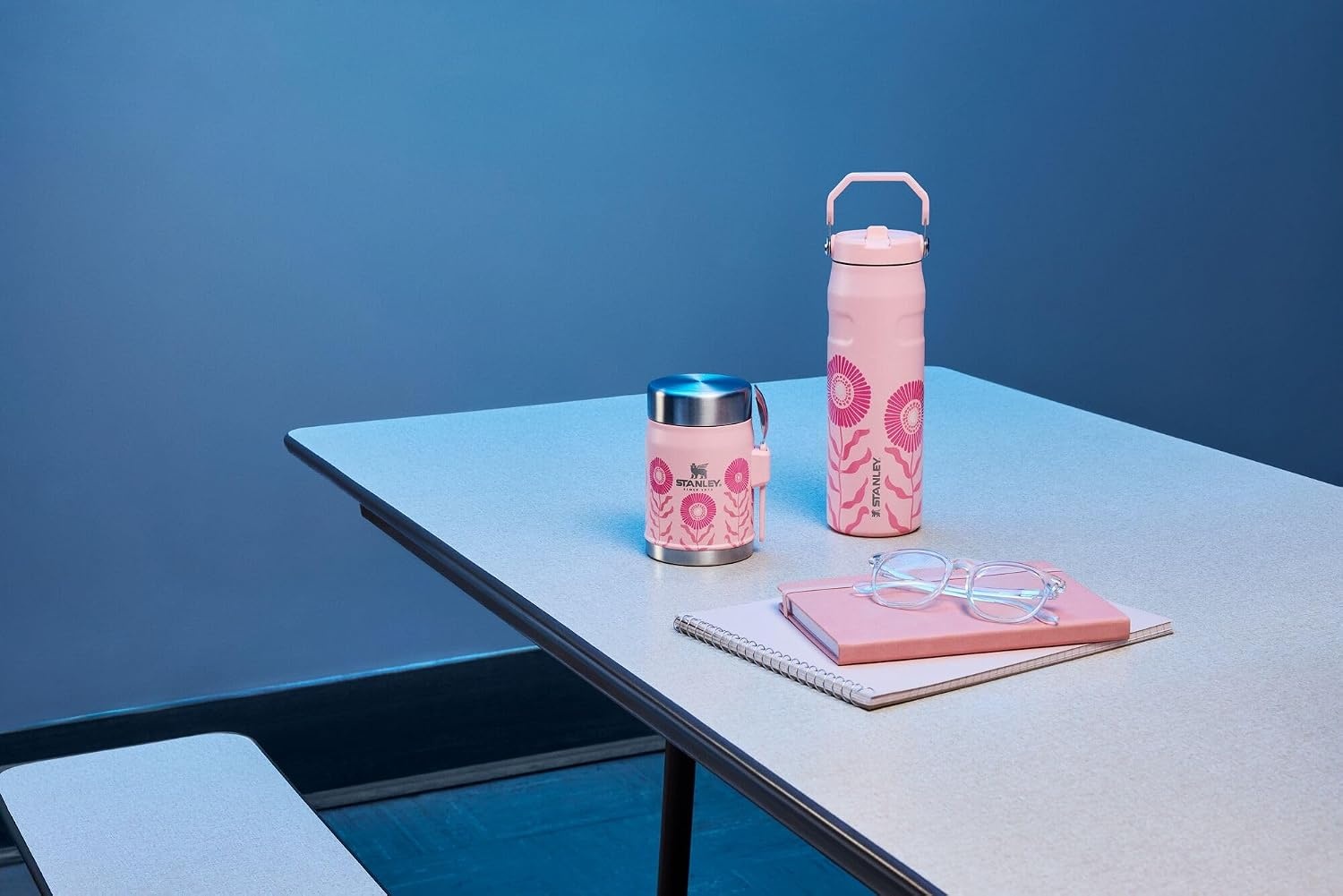 image:imageSTANLEY IceFlow Flip Straw 20 Bottle 24 oz Purple Umbra Easy Carry Handle Twist On Lid and Flip Up Straw Lightweight Water Bottle Insulated Stainless Steel BPAFreeSorbet Garden