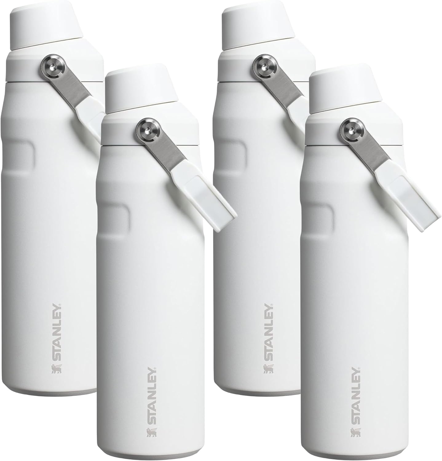 image:imageSTANLEY IceFlow Flip Straw 20 Bottle 24 oz Purple Umbra Easy Carry Handle Twist On Lid and Flip Up Straw Lightweight Water Bottle Insulated Stainless Steel BPAFreeFrost