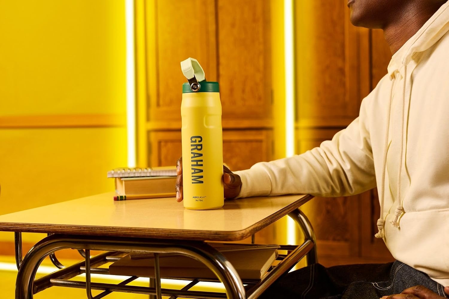 image:imageSTANLEY IceFlow Flip Straw 20 Bottle 24 oz Purple Umbra Easy Carry Handle Twist On Lid and Flip Up Straw Lightweight Water Bottle Insulated Stainless Steel BPAFreeDaffodil Emerald