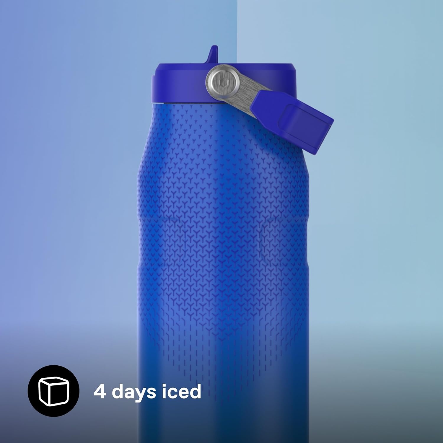 image:imageSTANLEY IceFlow Flip Straw 20 Bottle 24 oz Purple Umbra Easy Carry Handle Twist On Lid and Flip Up Straw Lightweight Water Bottle Insulated Stainless Steel BPAFreePacific Hypergrip