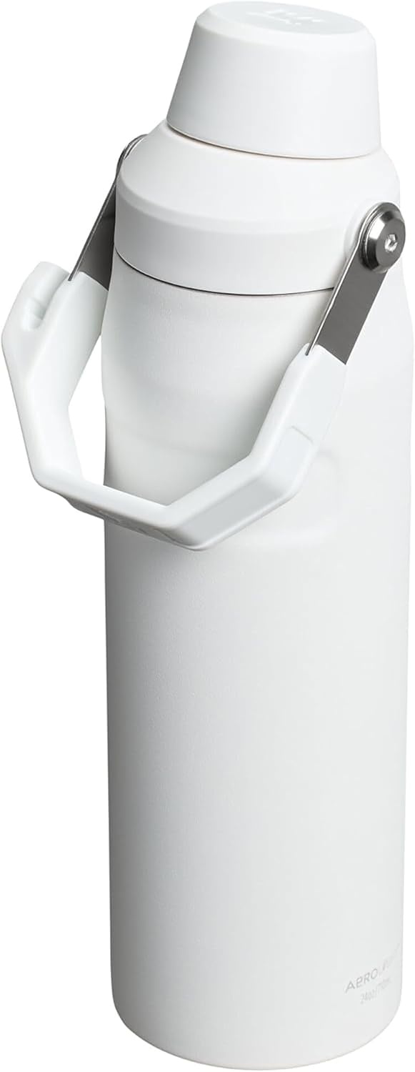 image:imageSTANLEY IceFlow Flip Straw 20 Bottle 24 oz Purple Umbra Easy Carry Handle Twist On Lid and Flip Up Straw Lightweight Water Bottle Insulated Stainless Steel BPAFreeFrost