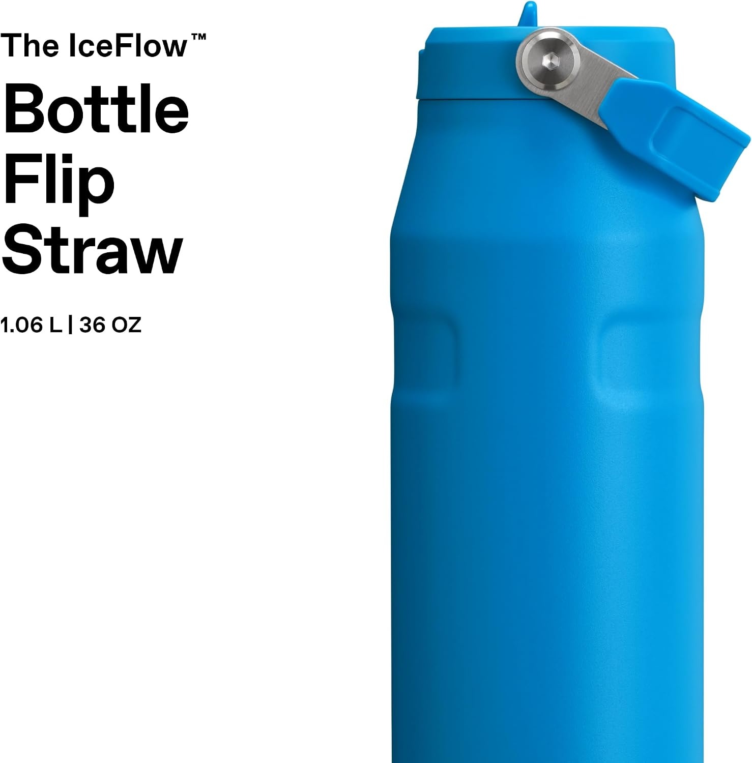 image:imageStanley 1913 Flip Straw Sports Water Bottle 07L Pacific HypergripAzure