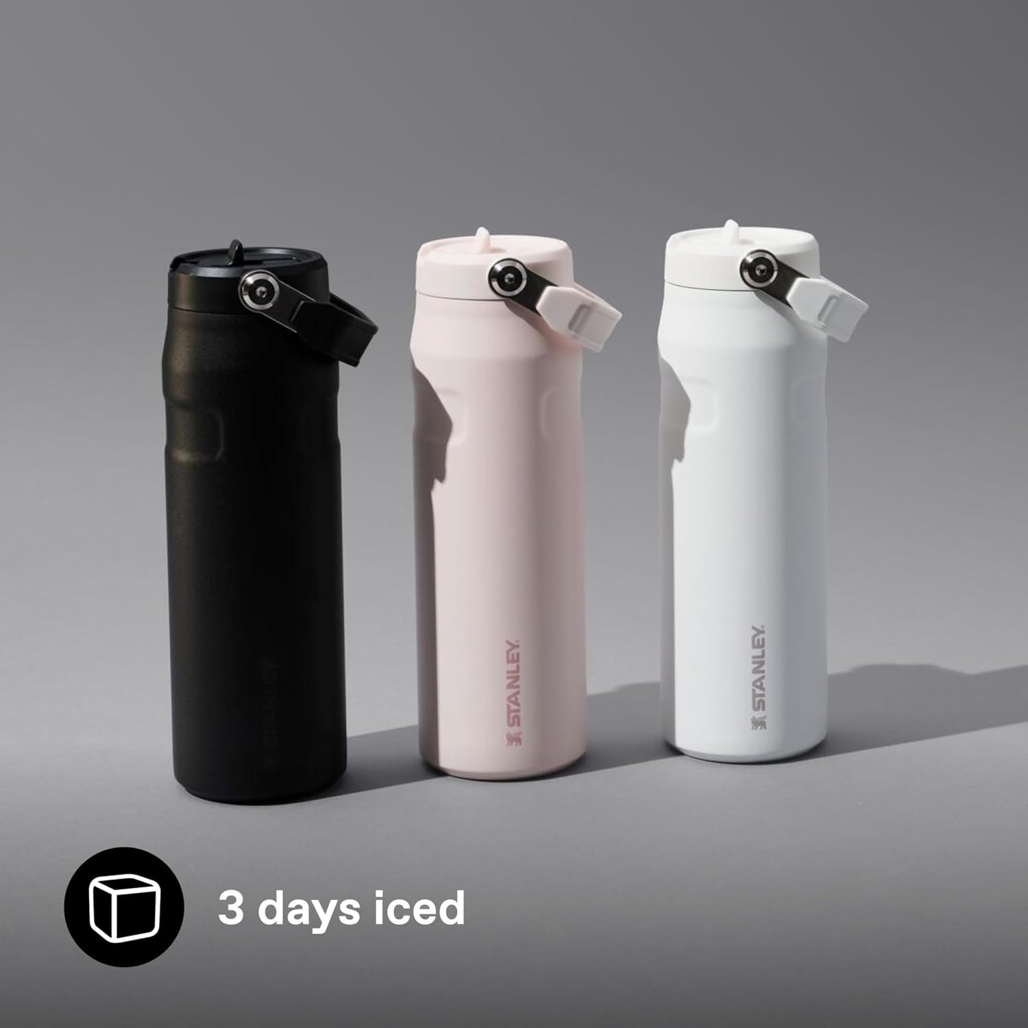 image:imageStanley 1913 Flip Straw Sports Water Bottle 07L Pacific HypergripFrost