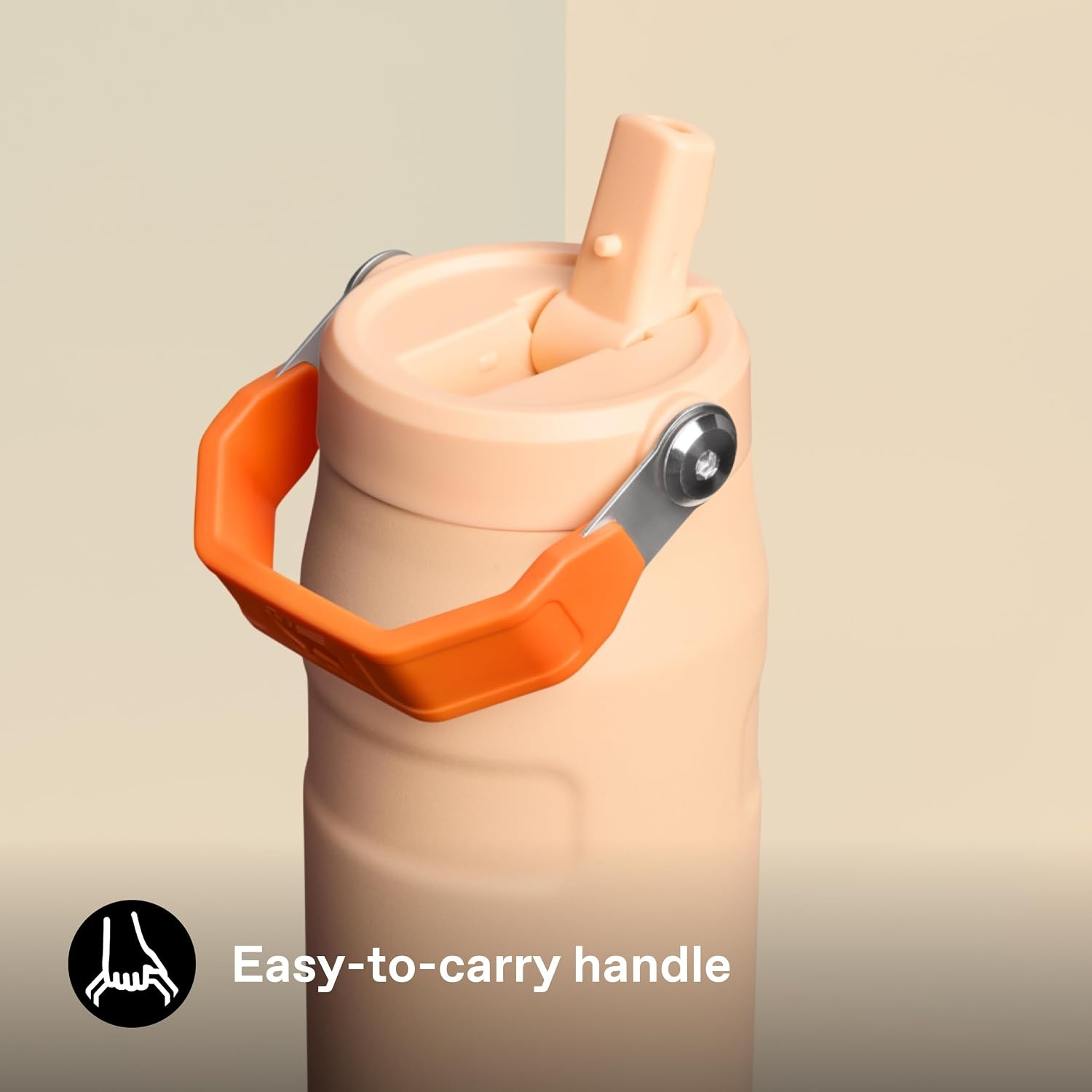 image:imageStanley 1913 Flip Straw Sports Water Bottle 07L Pacific HypergripOrange Sherbet