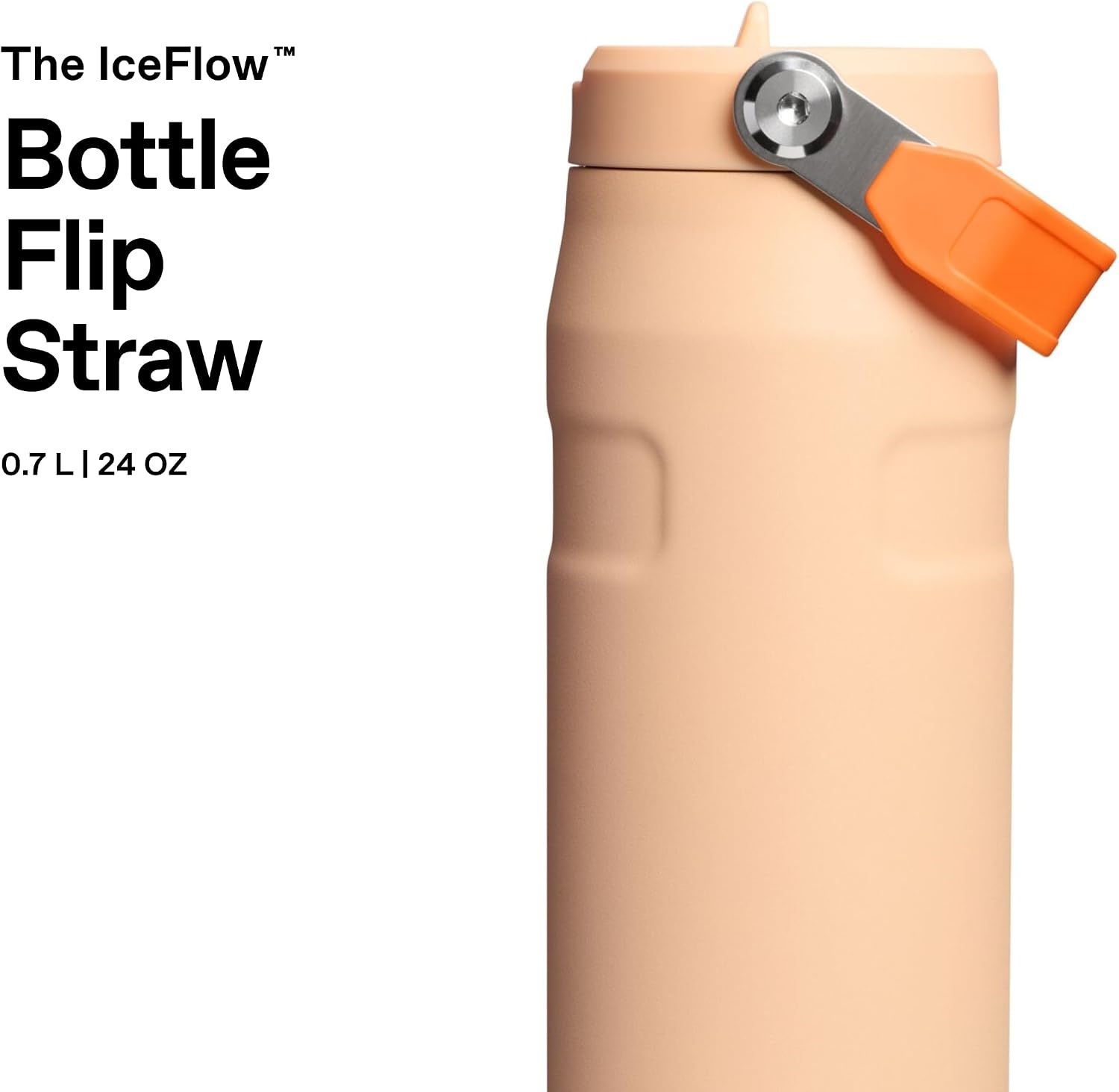 image:imageStanley 1913 Flip Straw Sports Water Bottle 07L Pacific HypergripOrange Sherbet