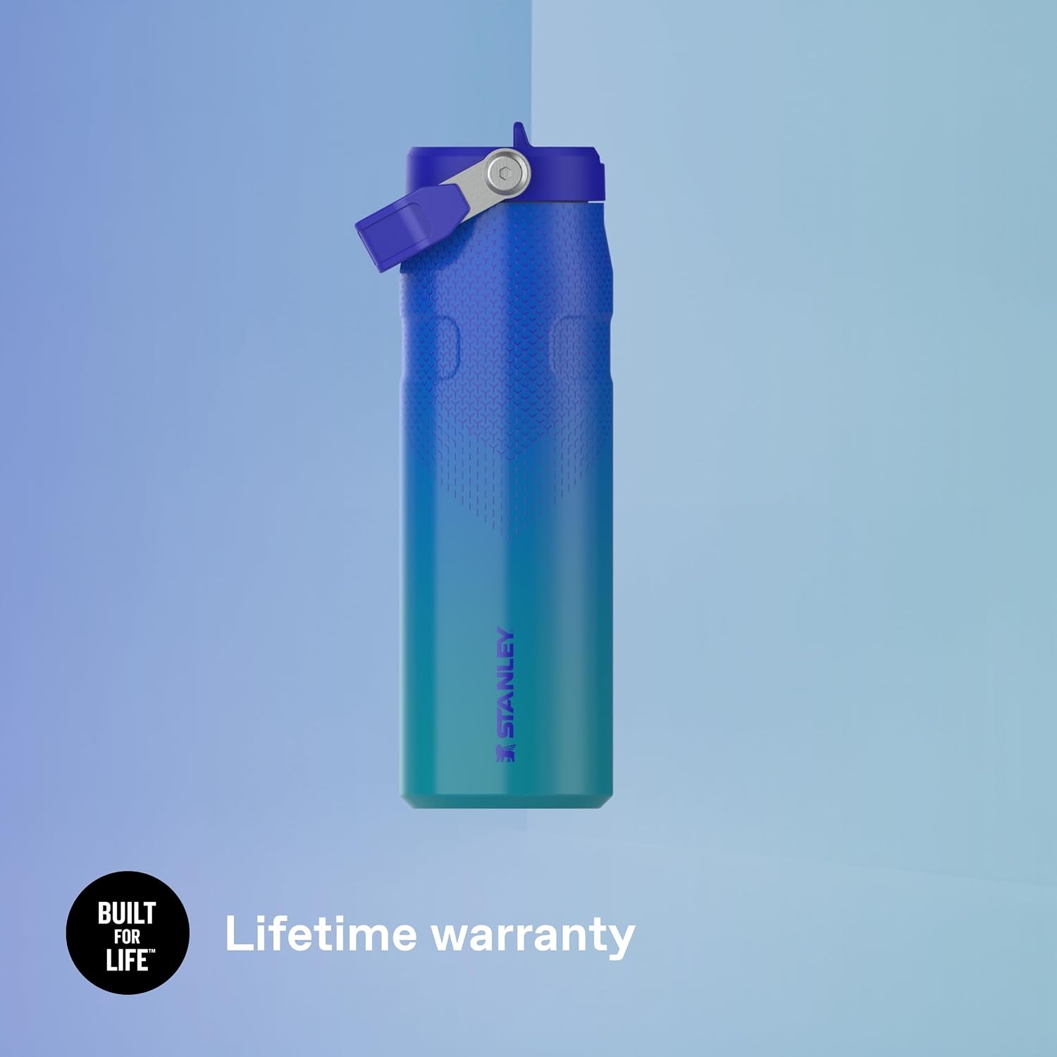 image:imageStanley 1913 Flip Straw Sports Water Bottle 07L Pacific HypergripPacific Hypergrip
