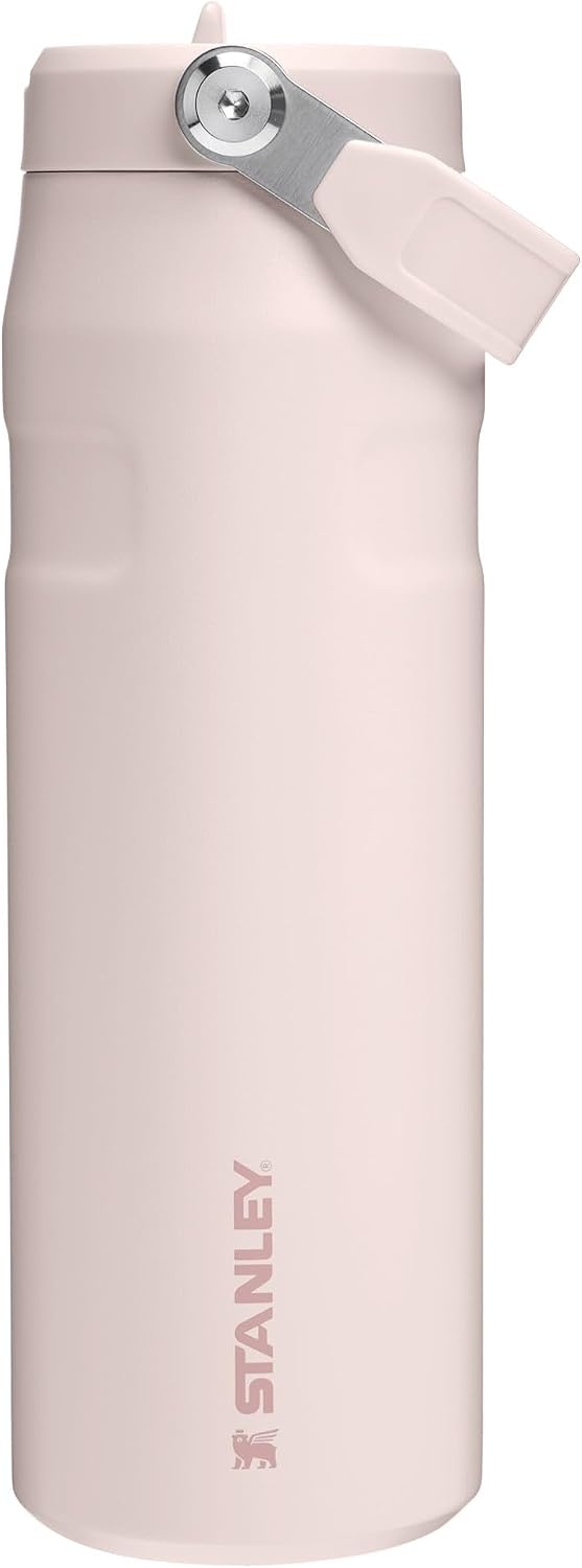 image:imageStanley 1913 Flip Straw Sports Water Bottle 07L Pacific HypergripRose Quartz