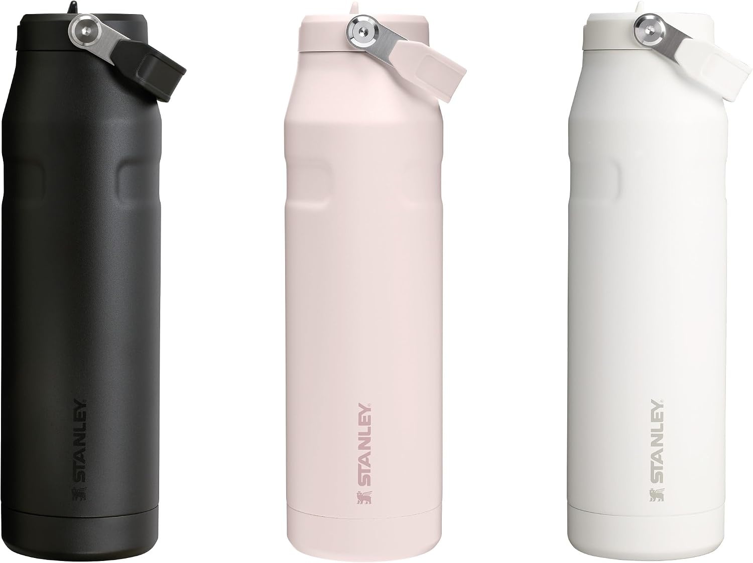 image:imageStanley 1913 Flip Straw Sports Water Bottle 07L Pacific HypergripRose Quartz