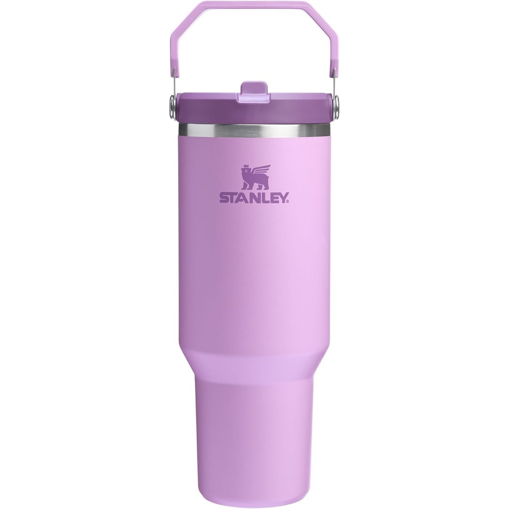 image:imageSTANLEY IceFlow 20 Flip Straw Tumbler 30 oz Pacific Hypergrip Easy Carry Handle Twist On Lid and Flip Up Straw Leak Resistant Water Bottle Insulated Stainless Steel BPAFree 20