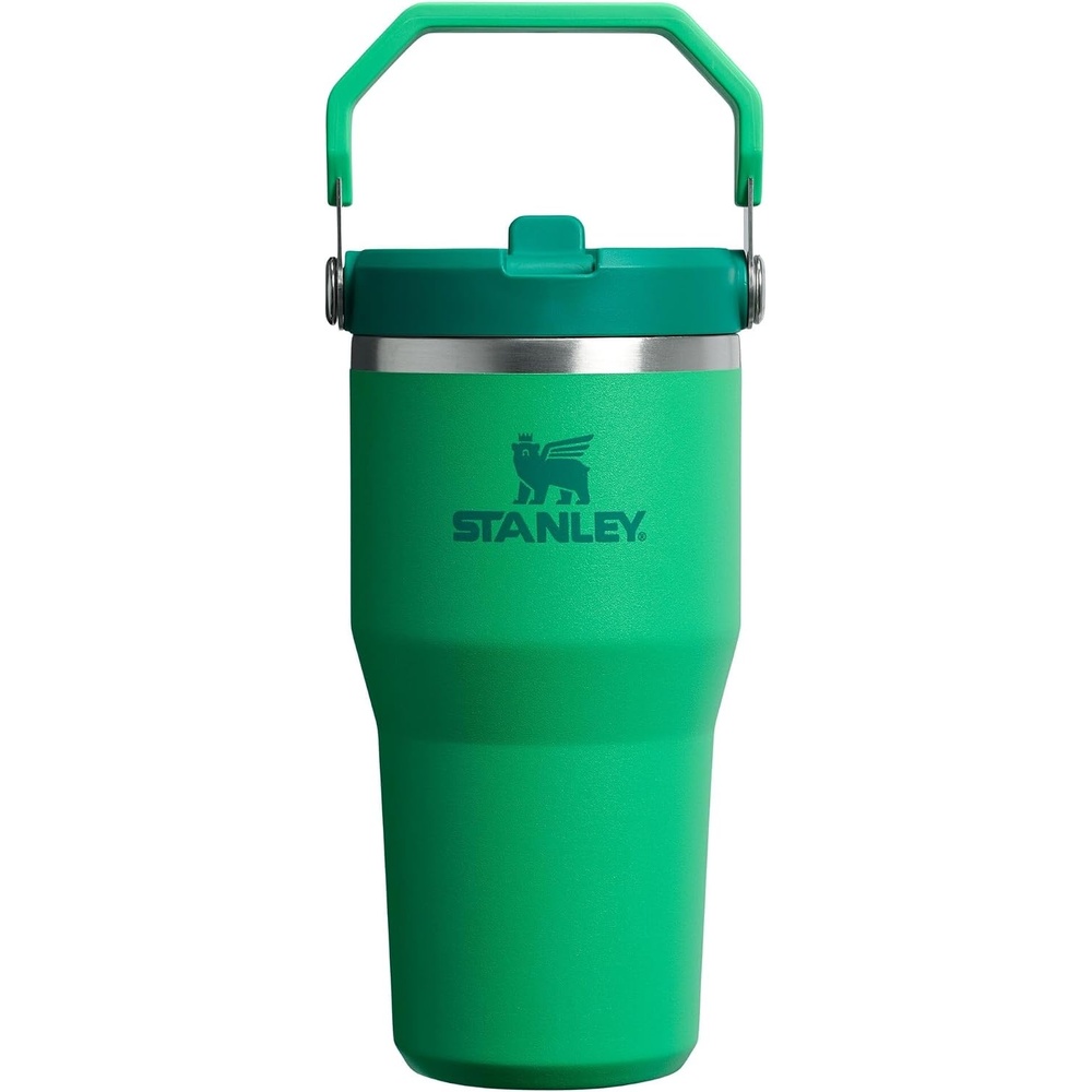 image:imageSTANLEY IceFlow 20 Flip Straw Tumbler 30 oz Pacific Hypergrip Easy Carry Handle Twist On Lid and Flip Up Straw Leak Resistant Water Bottle Insulated Stainless Steel BPAFreeMeadow