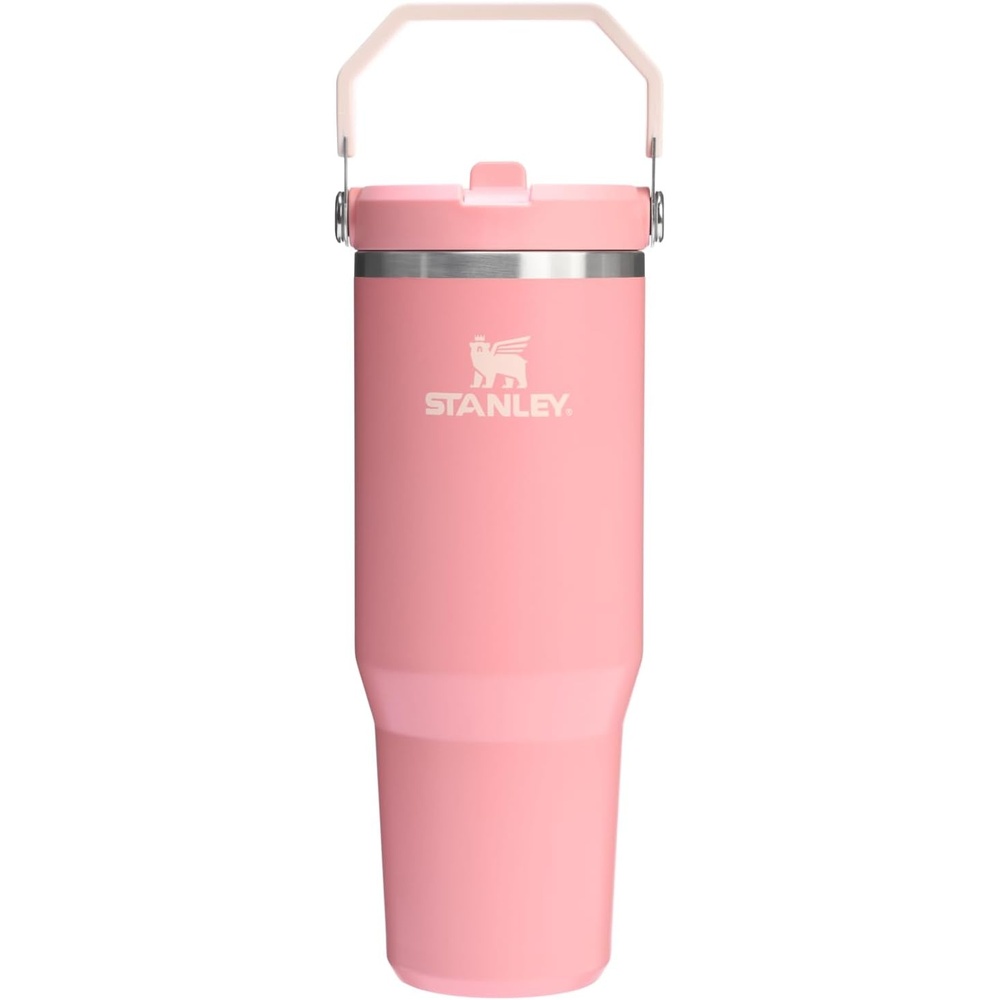 image:imageSTANLEY IceFlow 20 Flip Straw Tumbler 30 oz Pacific Hypergrip Easy Carry Handle Twist On Lid and Flip Up Straw Leak Resistant Water Bottle Insulated Stainless Steel BPAFreePink Mesa