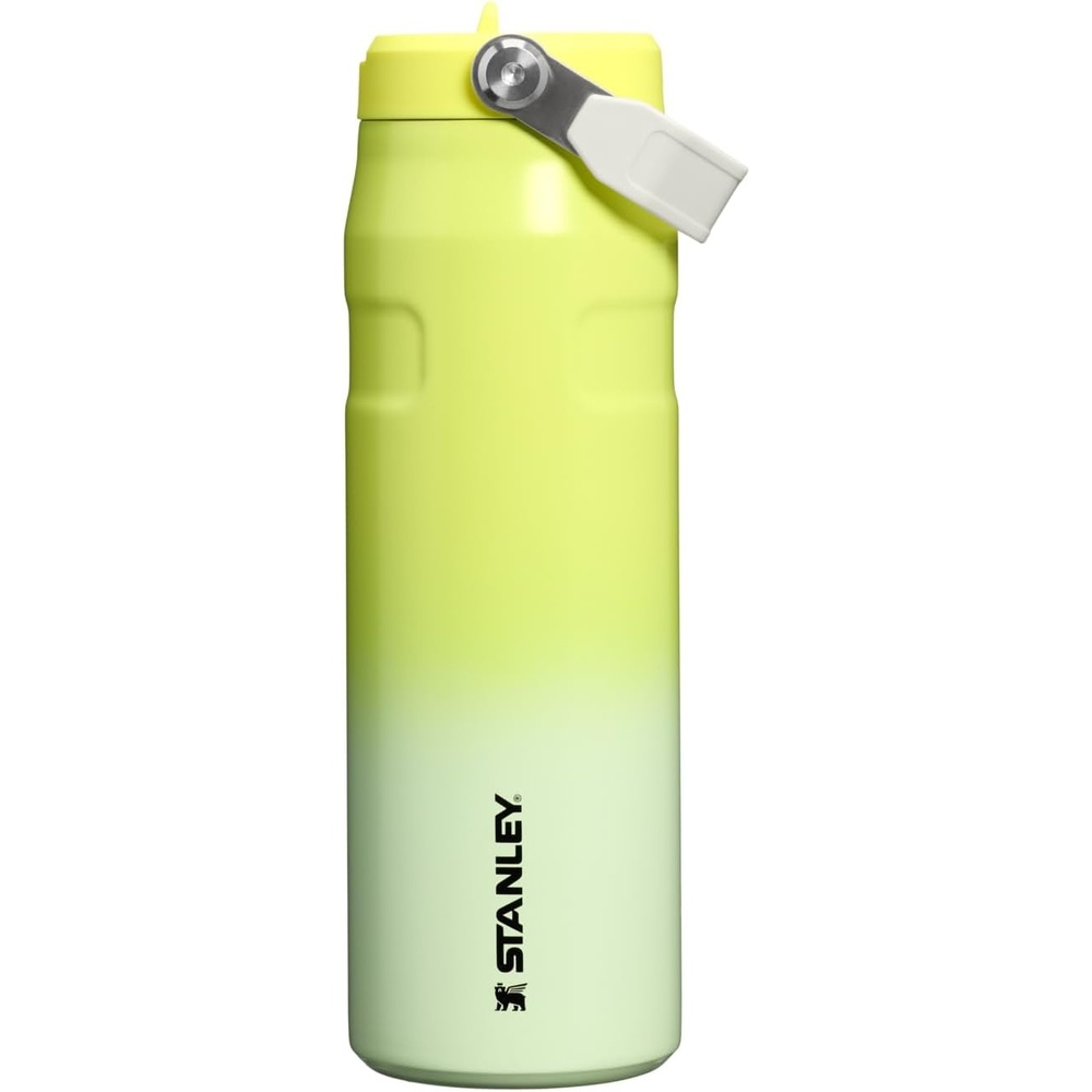 image:imageSTANLEY IceFlow Flip Straw 20 Bottle 24 oz Purple Umbra Easy Carry Handle Twist On Lid and Flip Up Straw Lightweight Water Bottle Insulated Stainless Steel BPAFreeAtomic Gradient