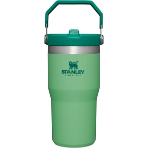 STANLEY IceFlow 2.0 Flip Straw Tumbler, 30 oz, Pacific Hypergrip | Easy Carry Handle | Twist On Lid and Flip Up Straw | Leak Resistant Water Bottle | Insulated Stainless Steel | BPA-Free(Jade)