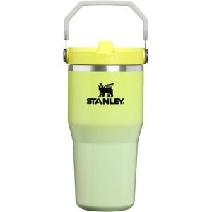 STANLEY IceFlow 2.0 Flip Straw Tumbler, 30 oz, Pacific Hypergrip | Easy Carry Handle | Twist On Lid and Flip Up Straw | Leak Resistant Water Bottle | Insulated Stainless Steel | BPA-Free(Atomic Gradient)