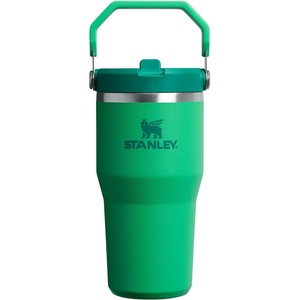 STANLEY IceFlow 2.0 Flip Straw Tumbler, 30 oz, Pacific Hypergrip | Easy Carry Handle | Twist On Lid and Flip Up Straw | Leak Resistant Water Bottle | Insulated Stainless Steel | BPA-Free(Meadow)