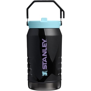 STANLEY IceFlow 2.0 Flip Straw Tumbler, 30 oz, Pacific Hypergrip | Easy Carry Handle | Twist On Lid and Flip Up Straw | Leak Resistant Water Bottle | Insulated Stainless Steel | BPA-Free(Caitlin Clark Blacktop)