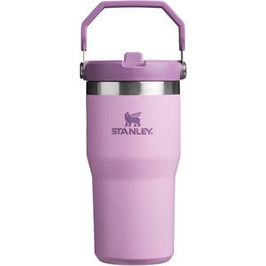 STANLEY IceFlow 2.0 Flip Straw Tumbler, 30 oz, Pacific Hypergrip | Easy Carry Handle | Twist On Lid and Flip Up Straw | Leak Resistant Water Bottle | Insulated Stainless Steel | BPA-Free(Lilac)