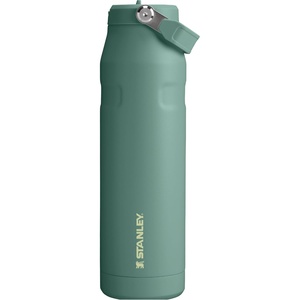 STANLEY IceFlow Flip Straw 2.0 Bottle, 24 oz, Purple Umbra | Easy Carry Handle | Twist On Lid and Flip Up Straw | Lightweight Water Bottle | Insulated Stainless Steel | BPA-Free(Shale)