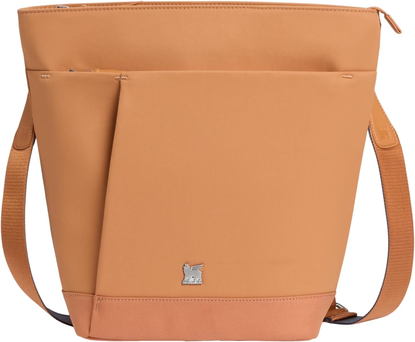 image:imageSTANLEY Standby Tote Bag Toast Laptop Sleeve Water Bottle Pocket Luggage PassThrough Adjustable amp Removable Crossbody Strap Structured amp DurableToast