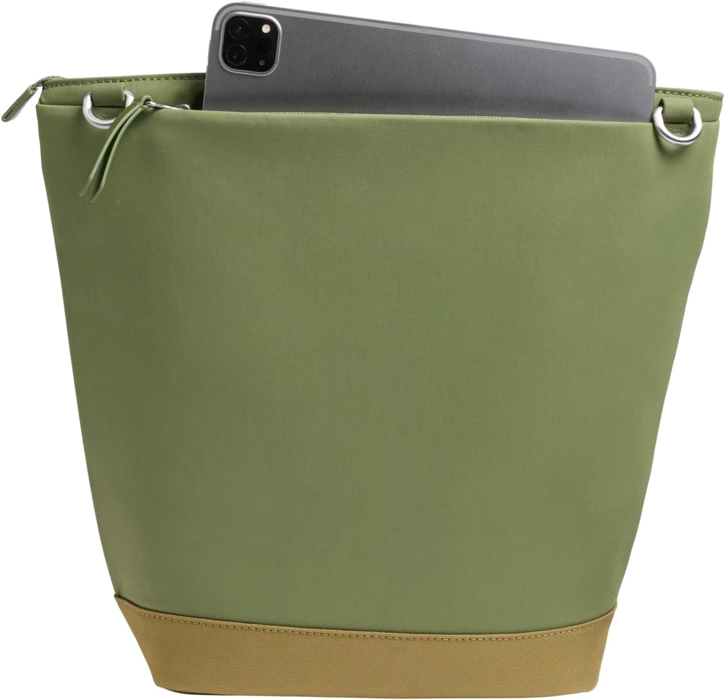 image:imageSTANLEY Standby Tote Bag Toast Laptop Sleeve Water Bottle Pocket Luggage PassThrough Adjustable amp Removable Crossbody Strap Structured amp DurableDried Pine