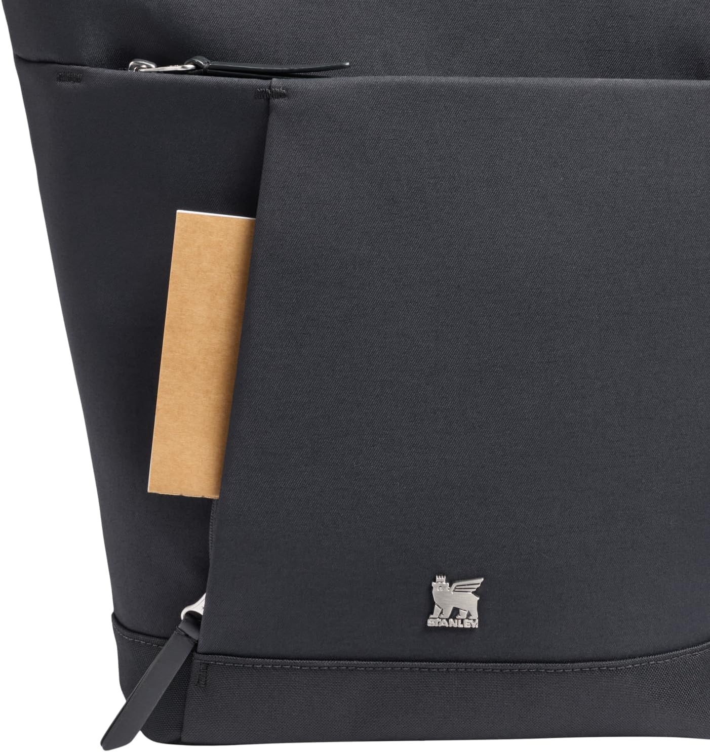image:imageSTANLEY Standby Tote Bag Toast Laptop Sleeve Water Bottle Pocket Luggage PassThrough Adjustable amp Removable Crossbody Strap Structured amp DurableBlack