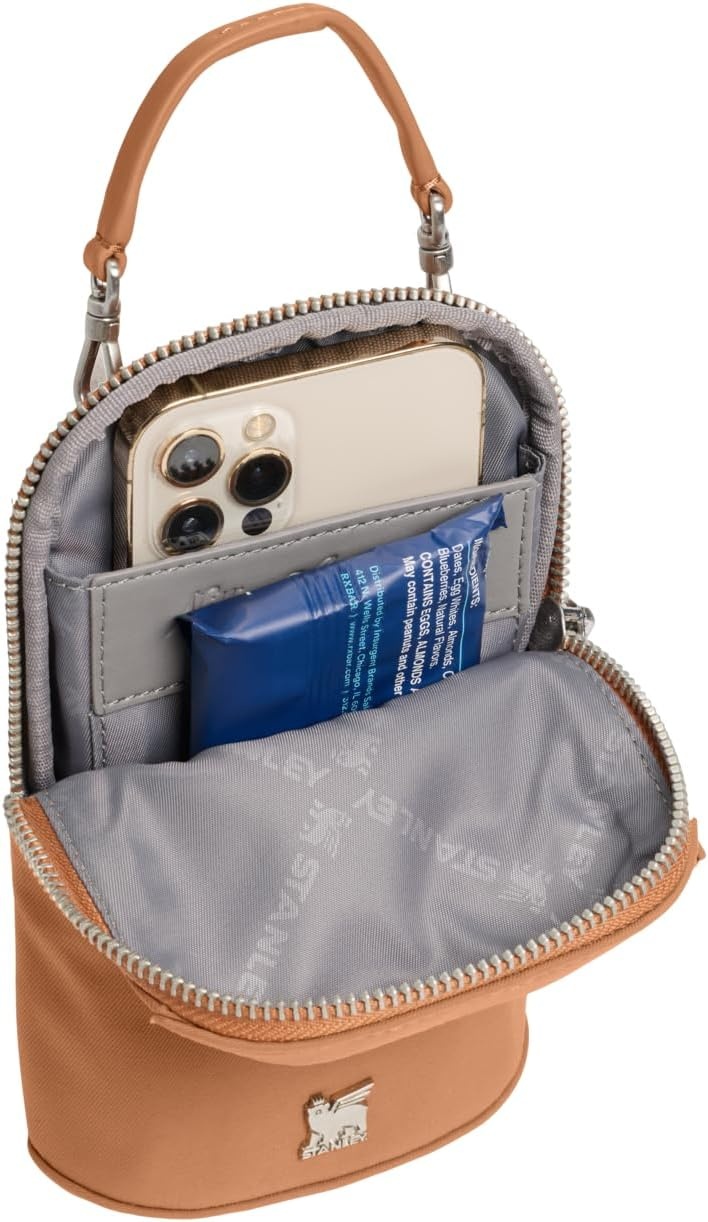 image:imageSTANLEY Standby Tote Bag Toast Laptop Sleeve Water Bottle Pocket Luggage PassThrough Adjustable amp Removable Crossbody Strap Structured amp DurableToast