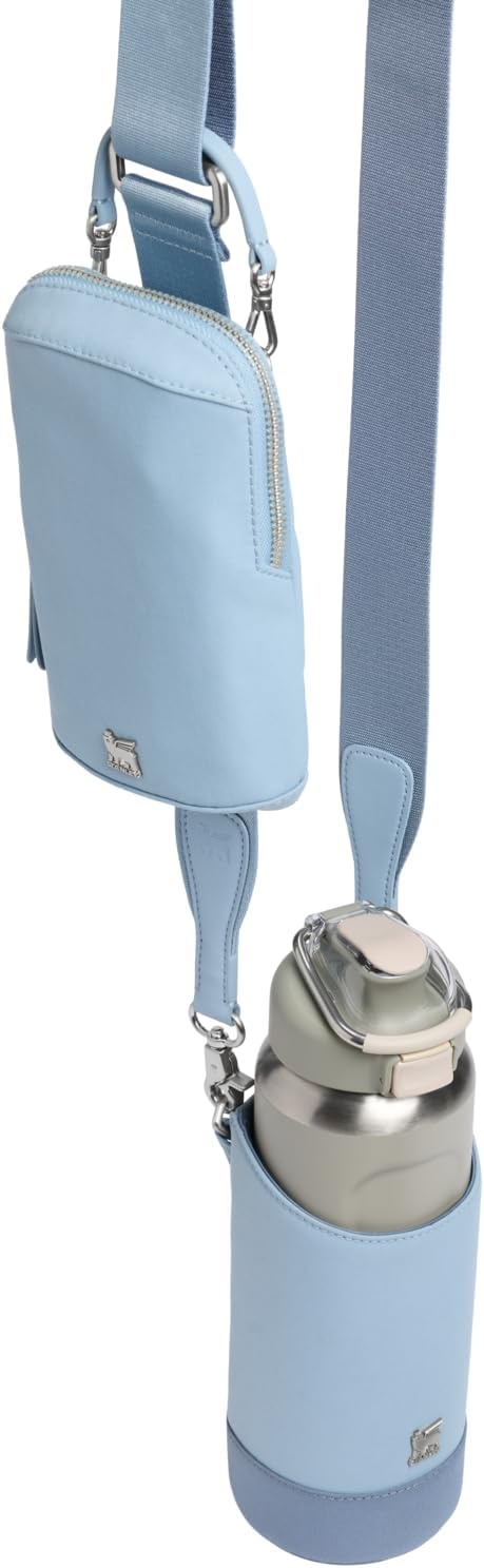 image:imageSTANLEY Standby Tote Bag Toast Laptop Sleeve Water Bottle Pocket Luggage PassThrough Adjustable amp Removable Crossbody Strap Structured amp DurableSlate Blue