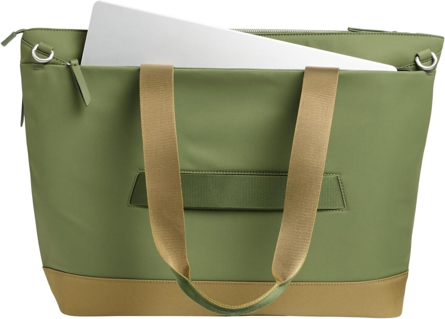 image:imageSTANLEY Standby Tote Bag Toast Laptop Sleeve Water Bottle Pocket Luggage PassThrough Adjustable amp Removable Crossbody Strap Structured amp DurableDried Pine