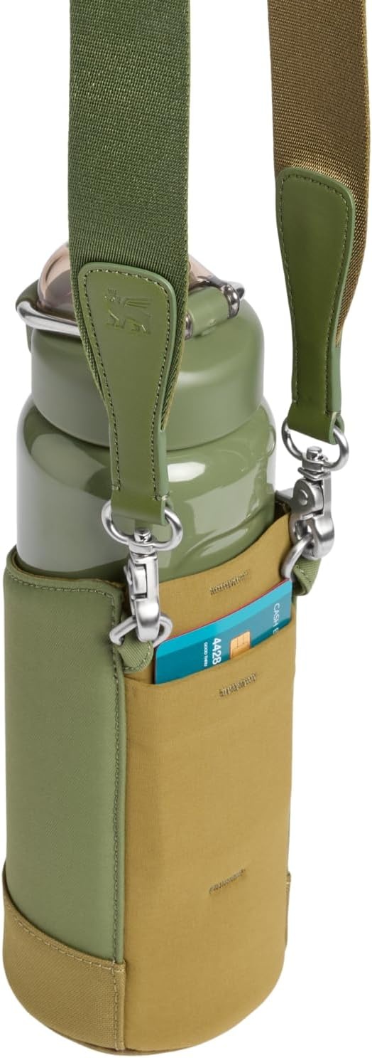 image:imageSTANLEY Standby Tote Bag Toast Laptop Sleeve Water Bottle Pocket Luggage PassThrough Adjustable amp Removable Crossbody Strap Structured amp DurableDried Pine