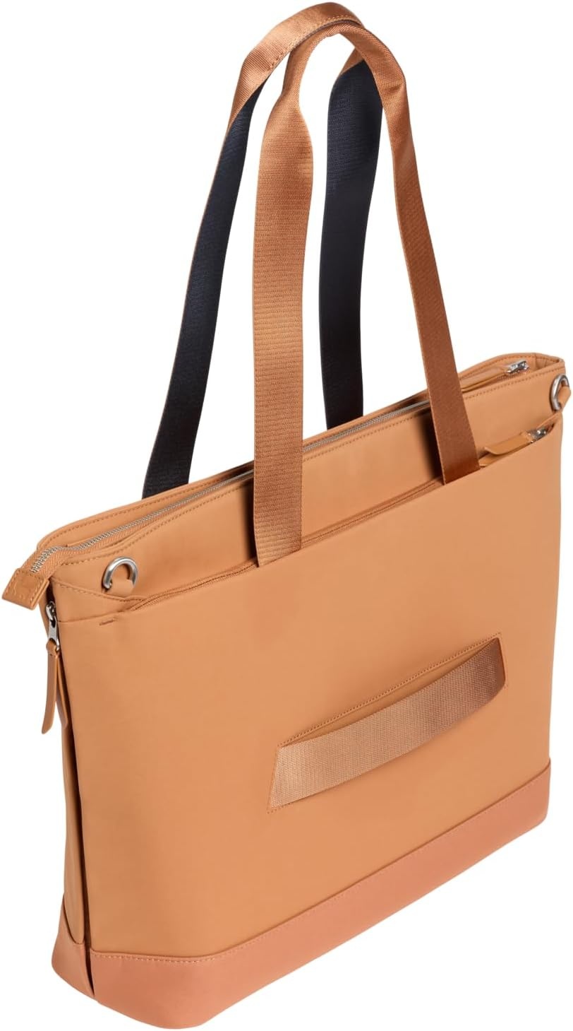 image:imageSTANLEY Standby Tote Bag Toast Laptop Sleeve Water Bottle Pocket Luggage PassThrough Adjustable amp Removable Crossbody Strap Structured amp DurableToast