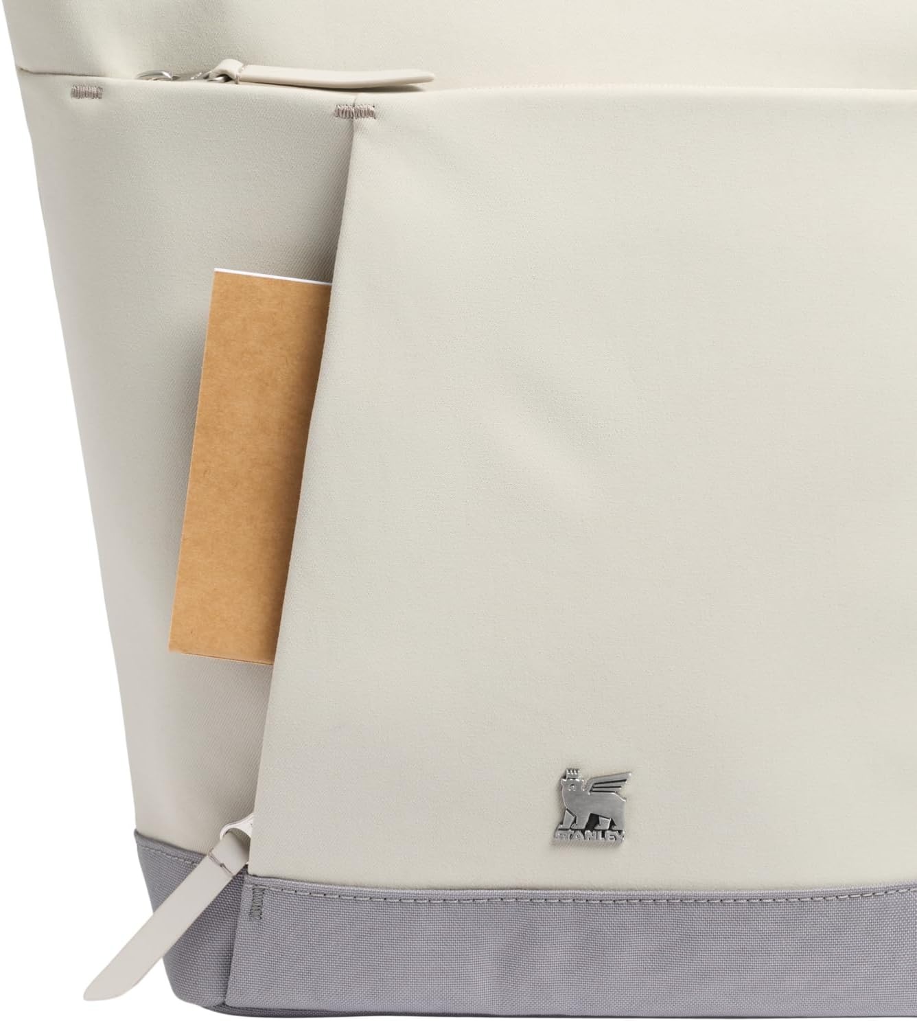 image:imageSTANLEY Standby Tote Bag Toast Laptop Sleeve Water Bottle Pocket Luggage PassThrough Adjustable amp Removable Crossbody Strap Structured amp DurableAsh