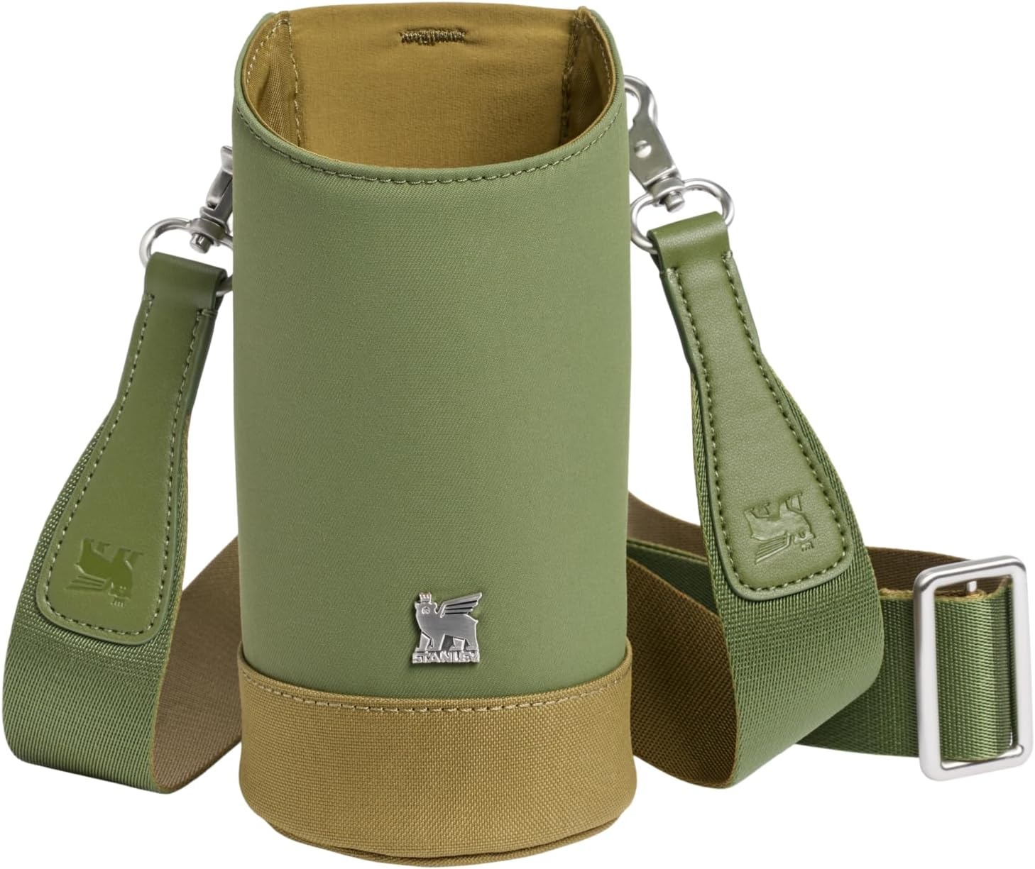image:imageSTANLEY Standby Tote Bag Toast Laptop Sleeve Water Bottle Pocket Luggage PassThrough Adjustable amp Removable Crossbody Strap Structured amp DurableDried Pine