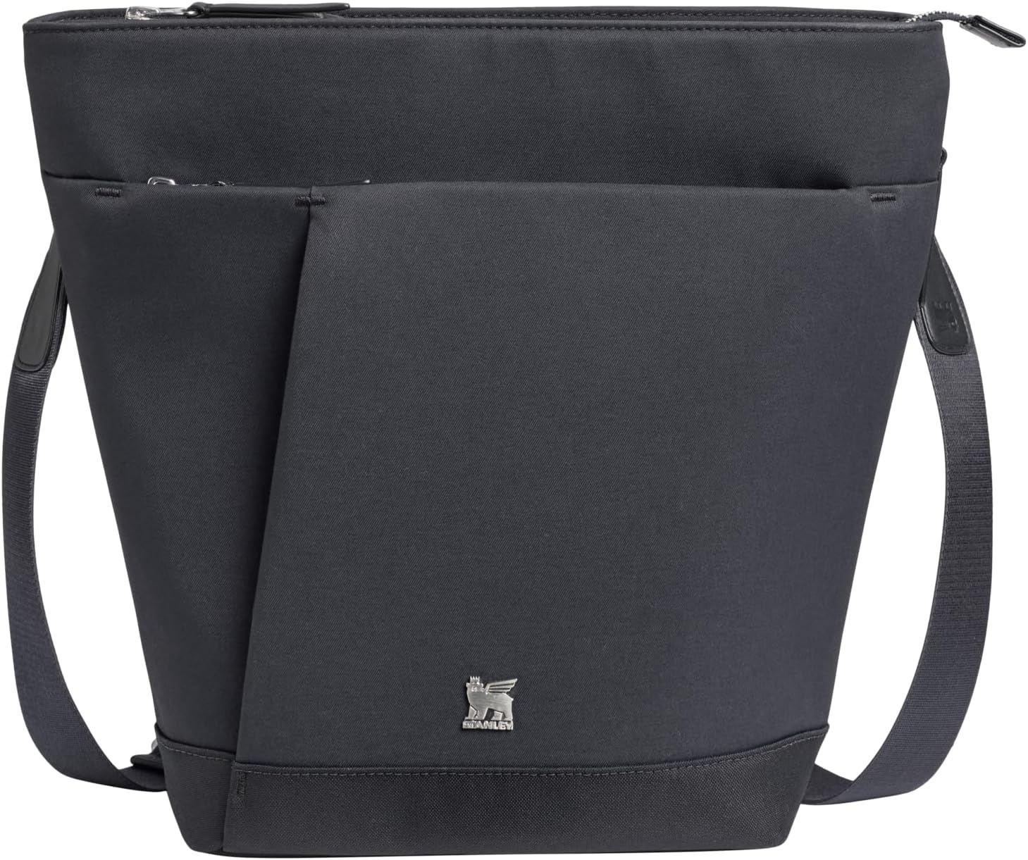 image:imageSTANLEY Standby Tote Bag Toast Laptop Sleeve Water Bottle Pocket Luggage PassThrough Adjustable amp Removable Crossbody Strap Structured amp DurableBlack