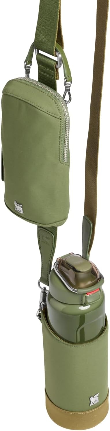 image:imageSTANLEY Standby Tote Bag Toast Laptop Sleeve Water Bottle Pocket Luggage PassThrough Adjustable amp Removable Crossbody Strap Structured amp DurableDried Pine