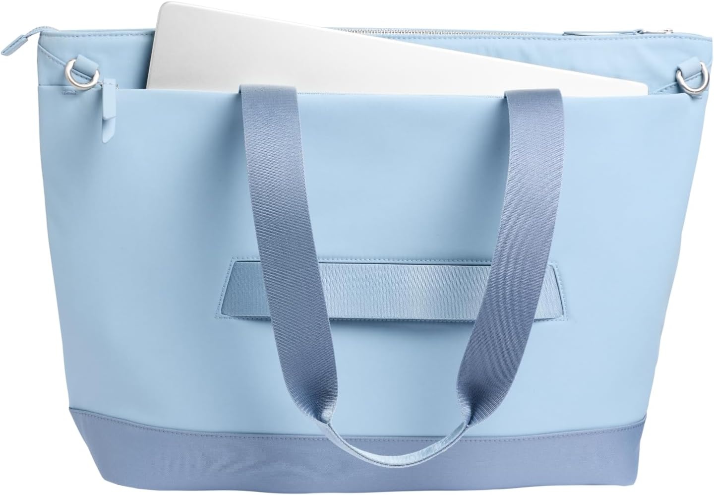 image:imageSTANLEY Standby Tote Bag Toast Laptop Sleeve Water Bottle Pocket Luggage PassThrough Adjustable amp Removable Crossbody Strap Structured amp DurableSlate Blue