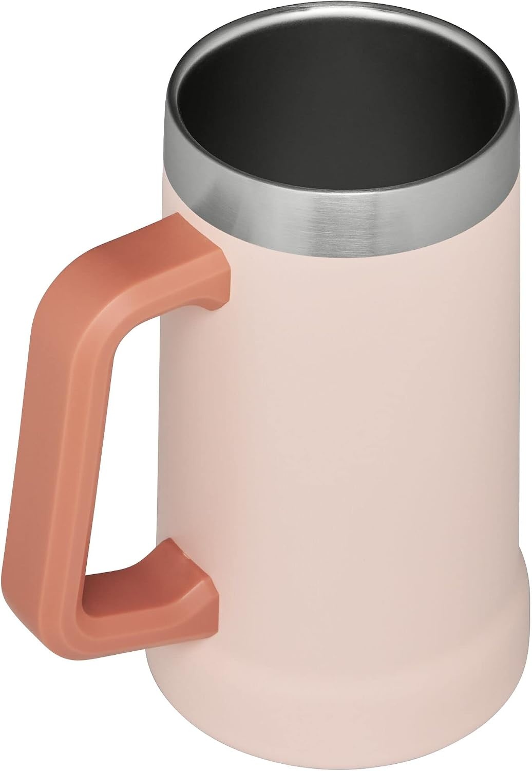 image:imageSTANLEY StayChill Beer Stein 24 oz Heavy Duty Big Grip Handle Beer Tumbler Drink Cup Holds 2 Cans Insulated Stainless Steel Party Mug BPAFree Black 20Limestone
