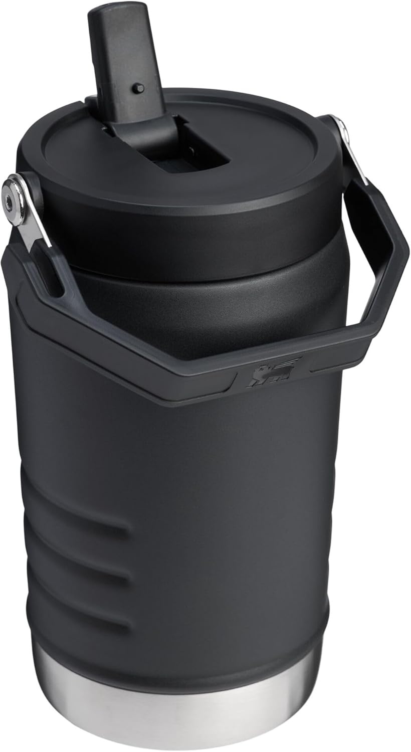 image:imageSTANLEY IceFlow Flip Straw 20 Jug 64 oz Pacific HypergripBlack
