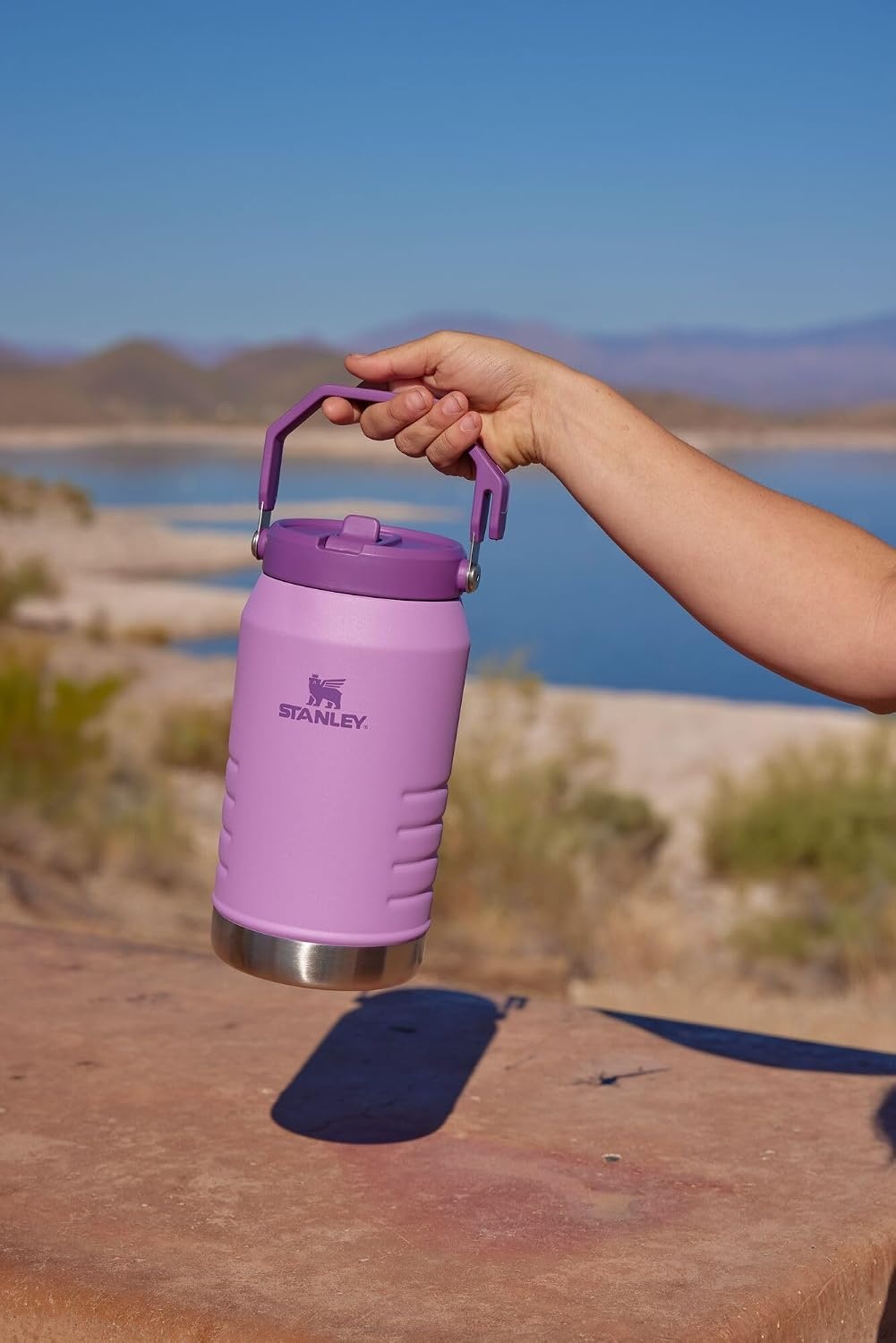 image:imageSTANLEY IceFlow Flip Straw 20 Jug 64 oz Pacific HypergripFrost