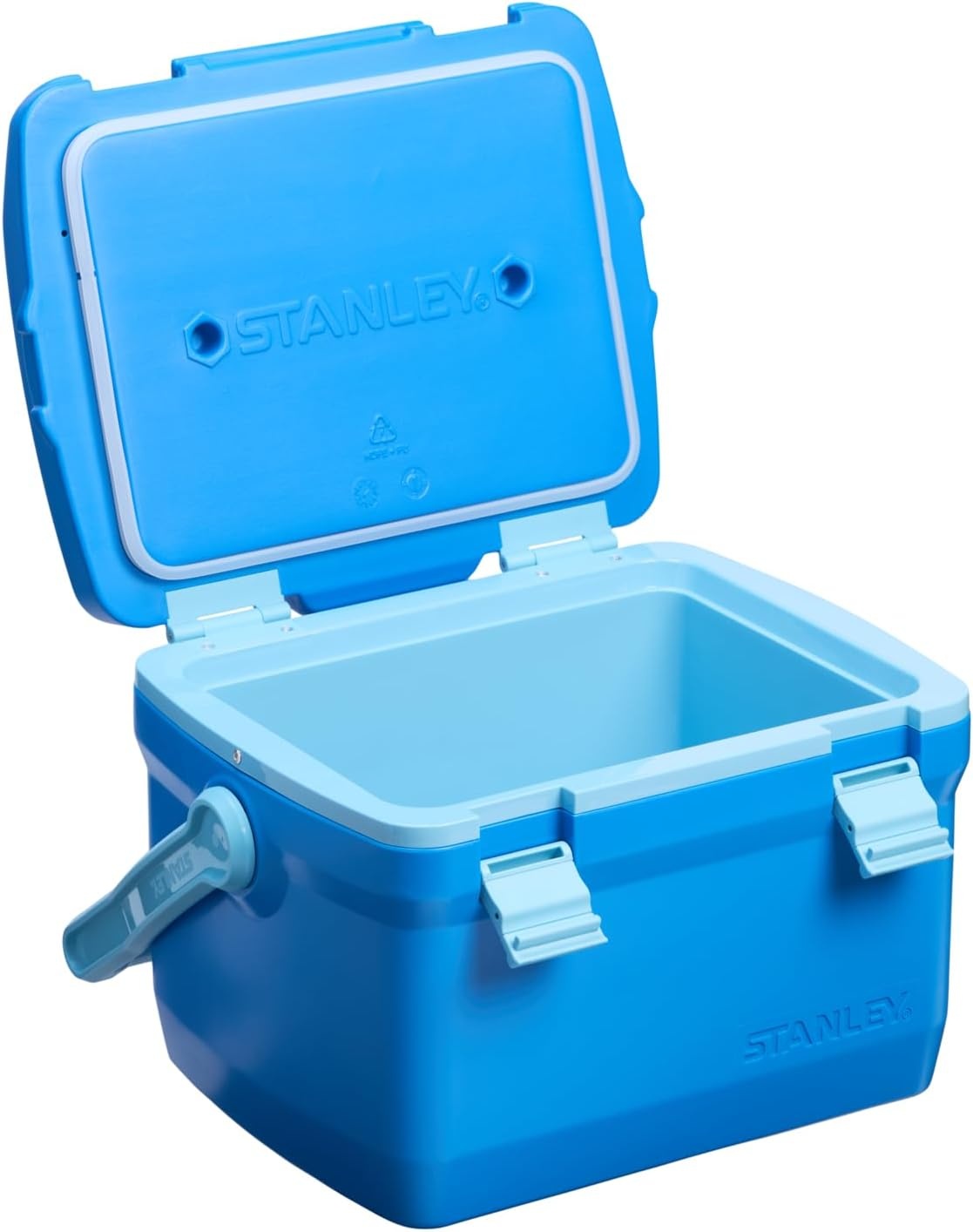 image:imageStanley Adventure Outdoor Cooler 7 qt Heavy Duty Outdoor Camping Cooler with Easy Carry Handle BPAFree AzureAzure