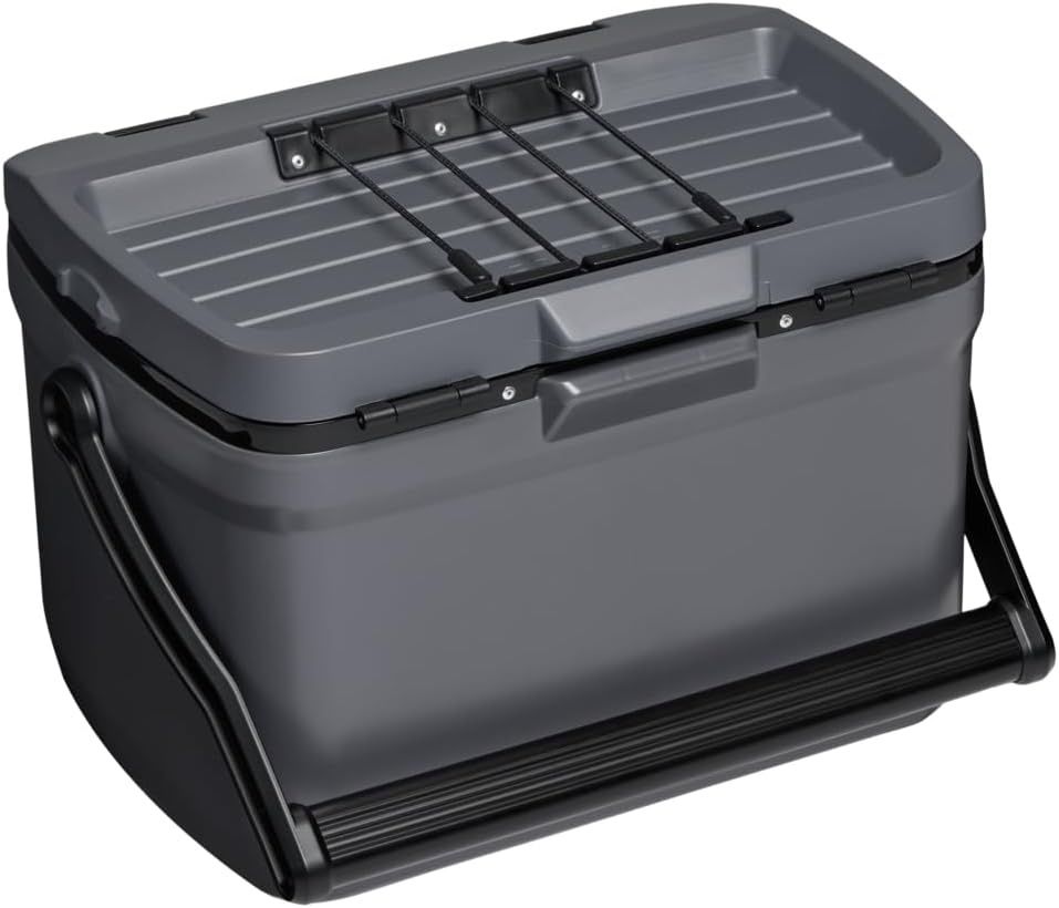 image:imageStanley Adventure Outdoor Cooler 7 qt Heavy Duty Outdoor Camping Cooler with Easy Carry Handle BPAFree AzureBlack
