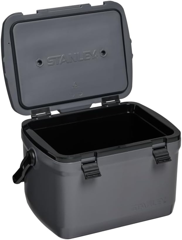 image:imageStanley Adventure Outdoor Cooler 7 qt Heavy Duty Outdoor Camping Cooler with Easy Carry Handle BPAFree AzureBlack